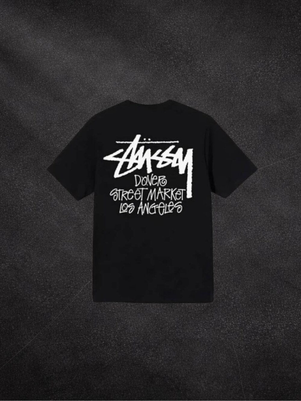 Stussy Dover Street Market Los Angeles Black Tee NWT